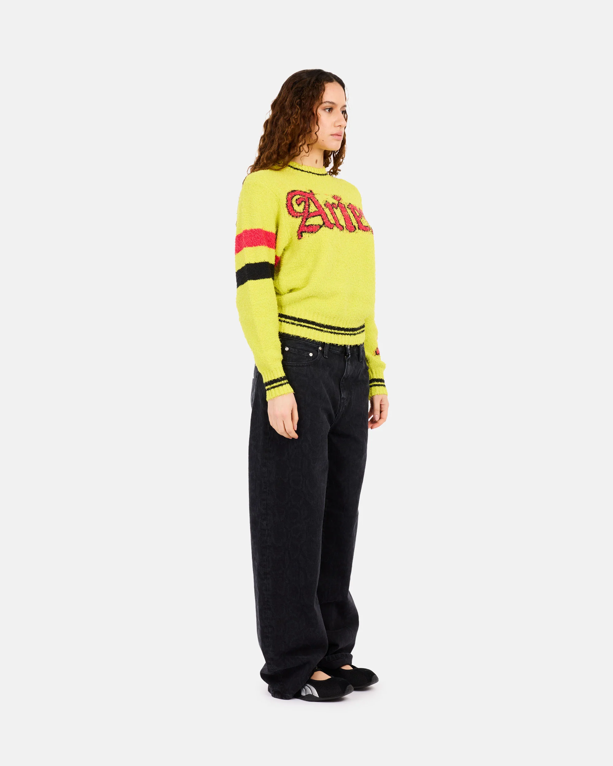 Acid Boucle Knit Crew - Image 3