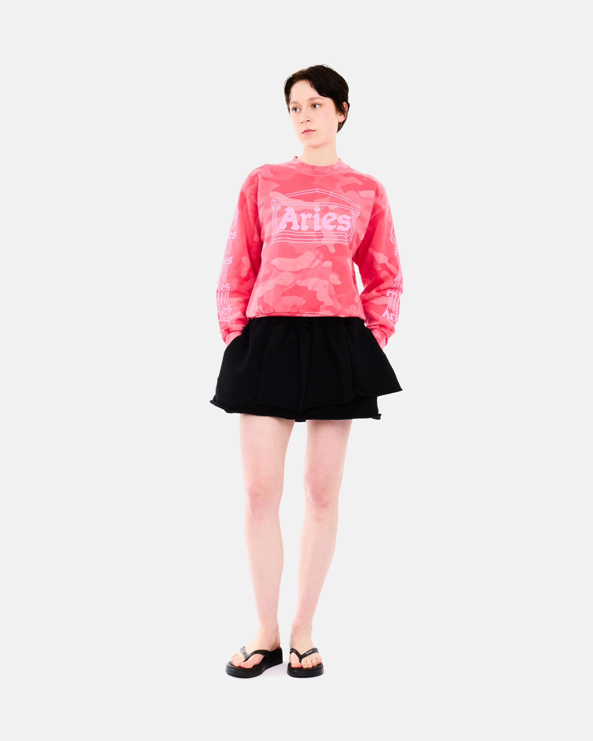 Aged Column Camo Sweat - Image 2