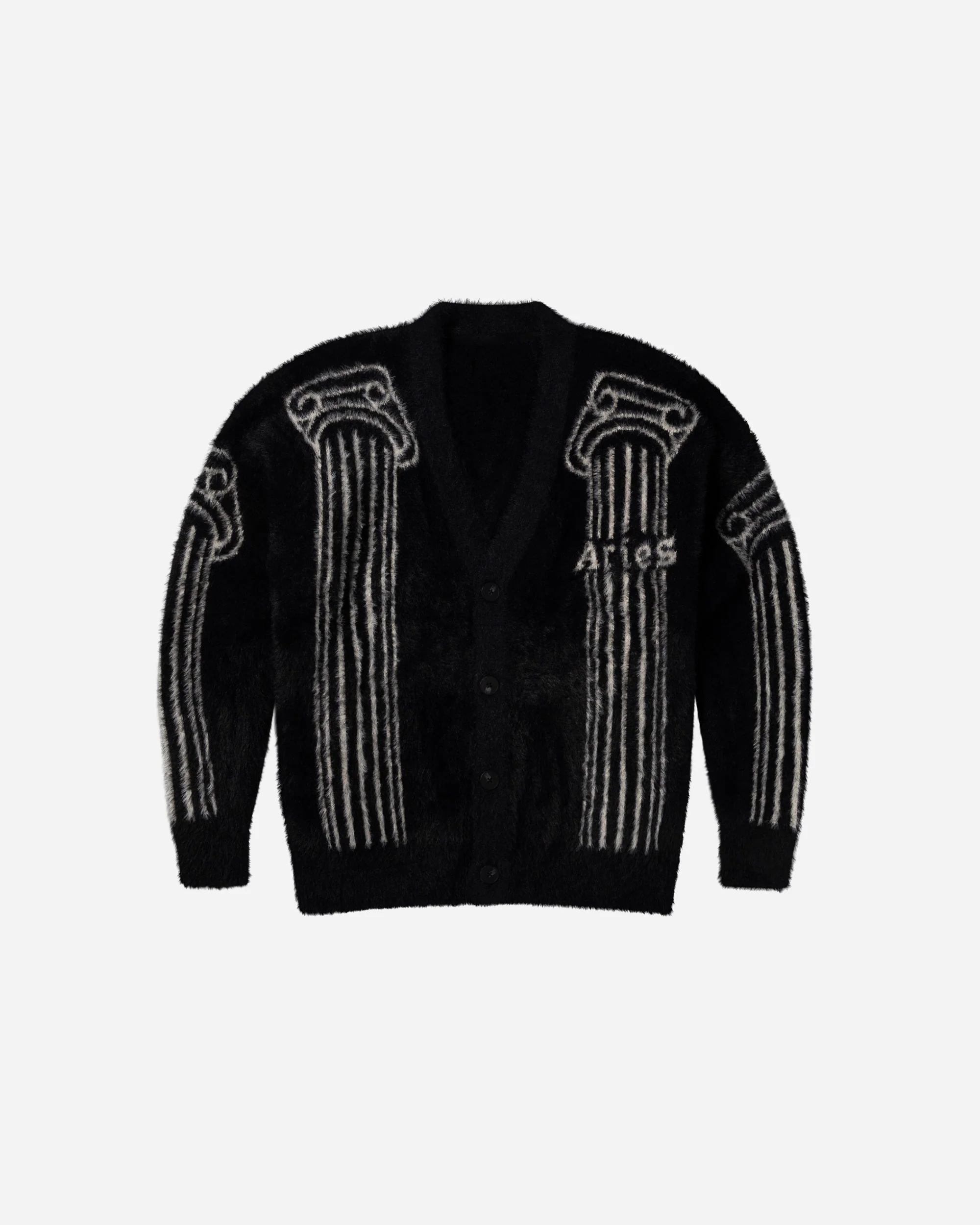 Oversized Chenille Column Knit Cardigan