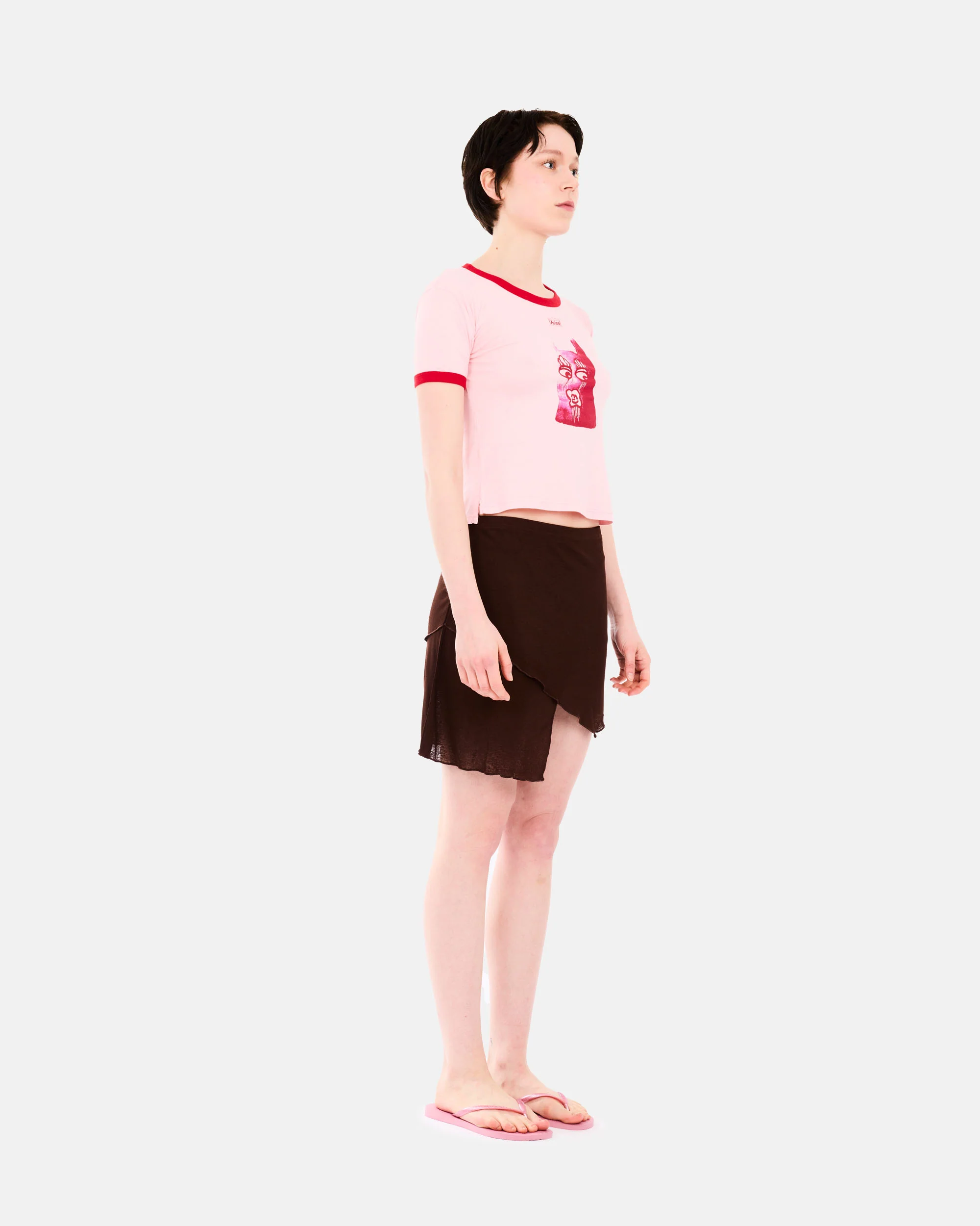 Who Knows Ss Ringer Tee - Image 4