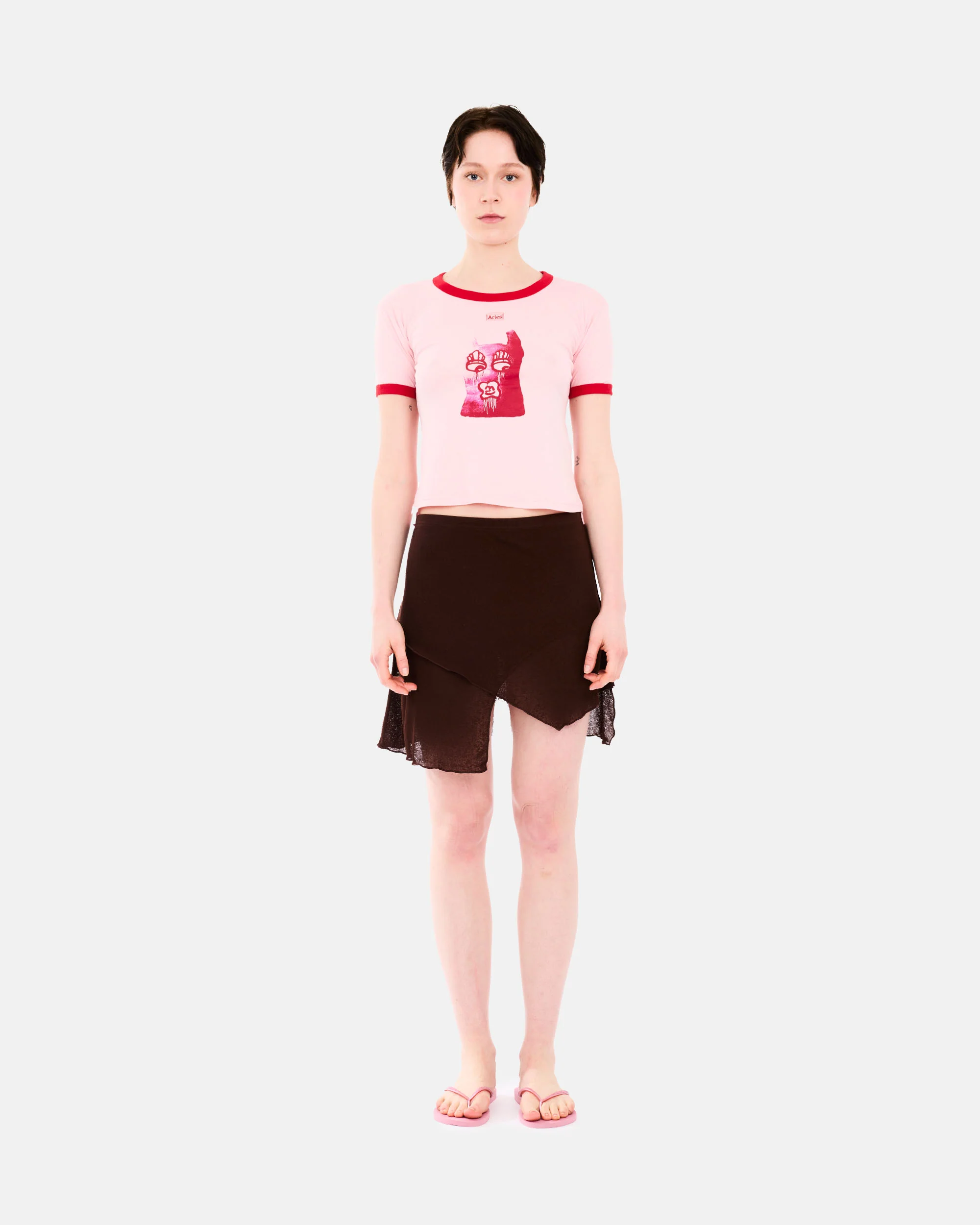 Who Knows Ss Ringer Tee - Image 5