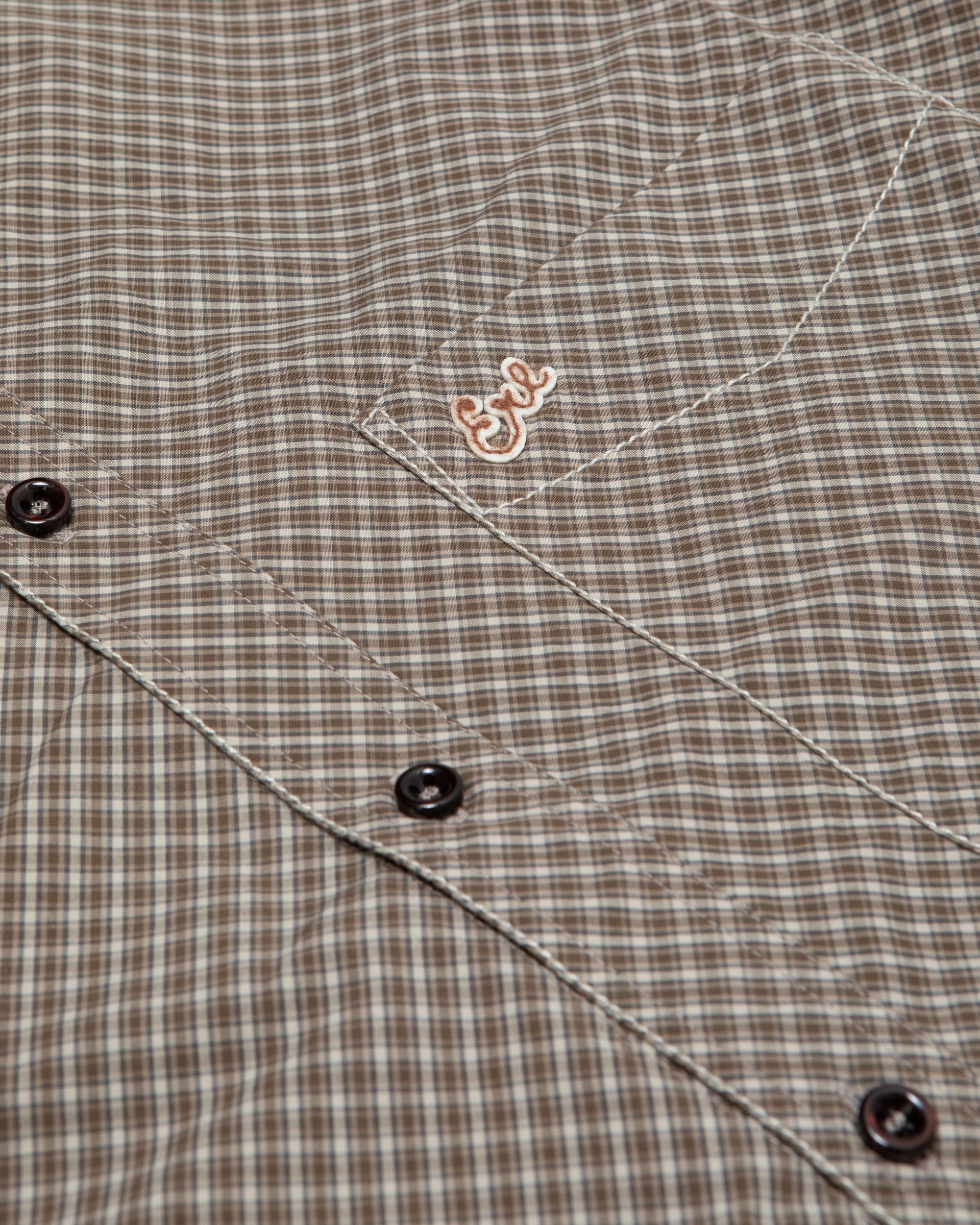 Mini Plaid Short Sleeve Shirt - Image 4
