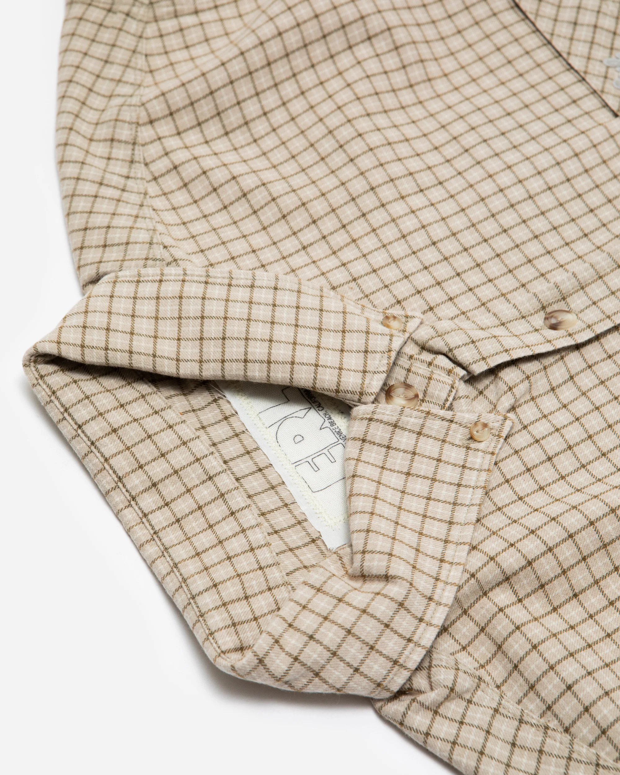 Unisex Plaid Short Sleeved Shirt - Image 2