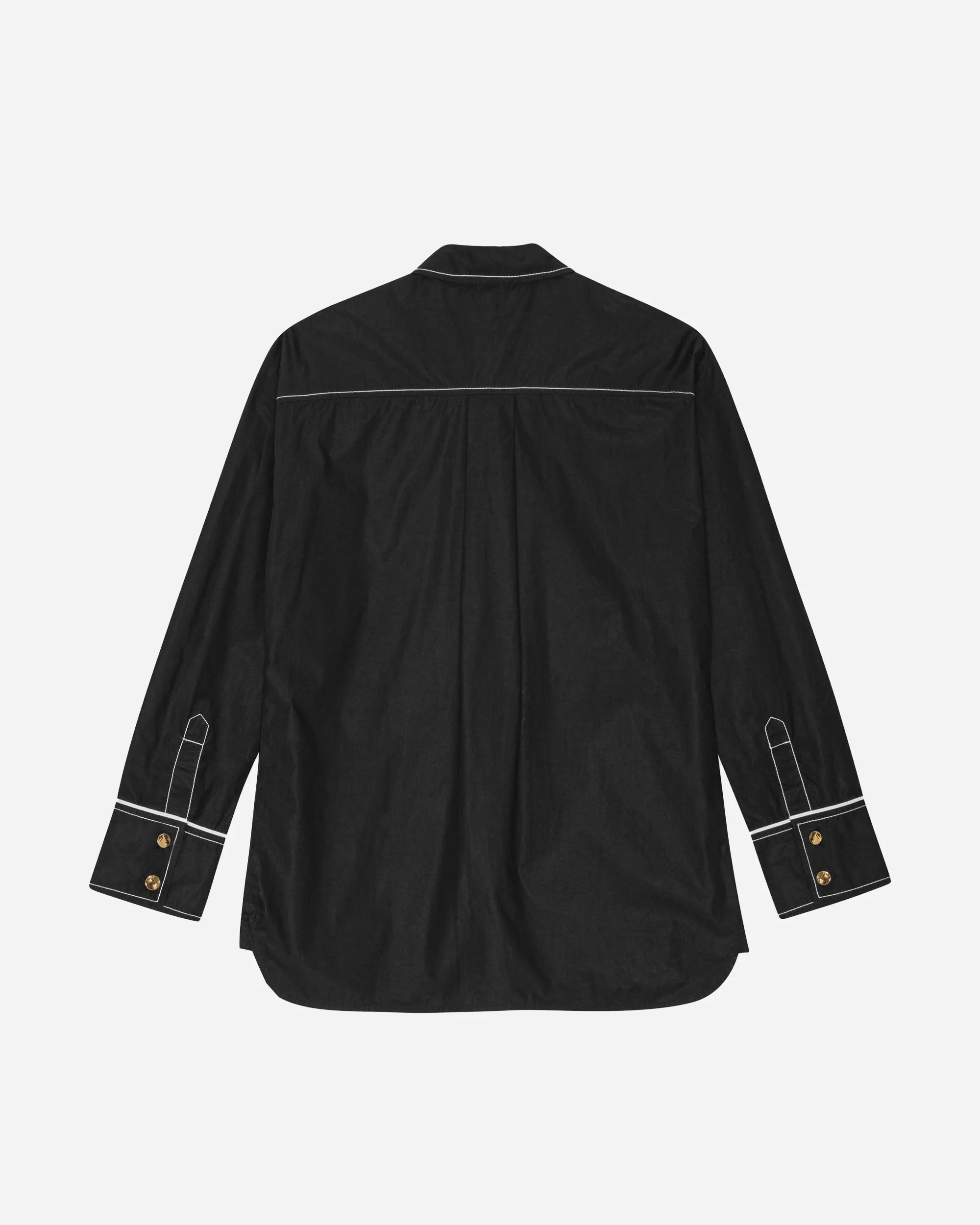 Cotton Poplin Raglan Shirt - Image 3