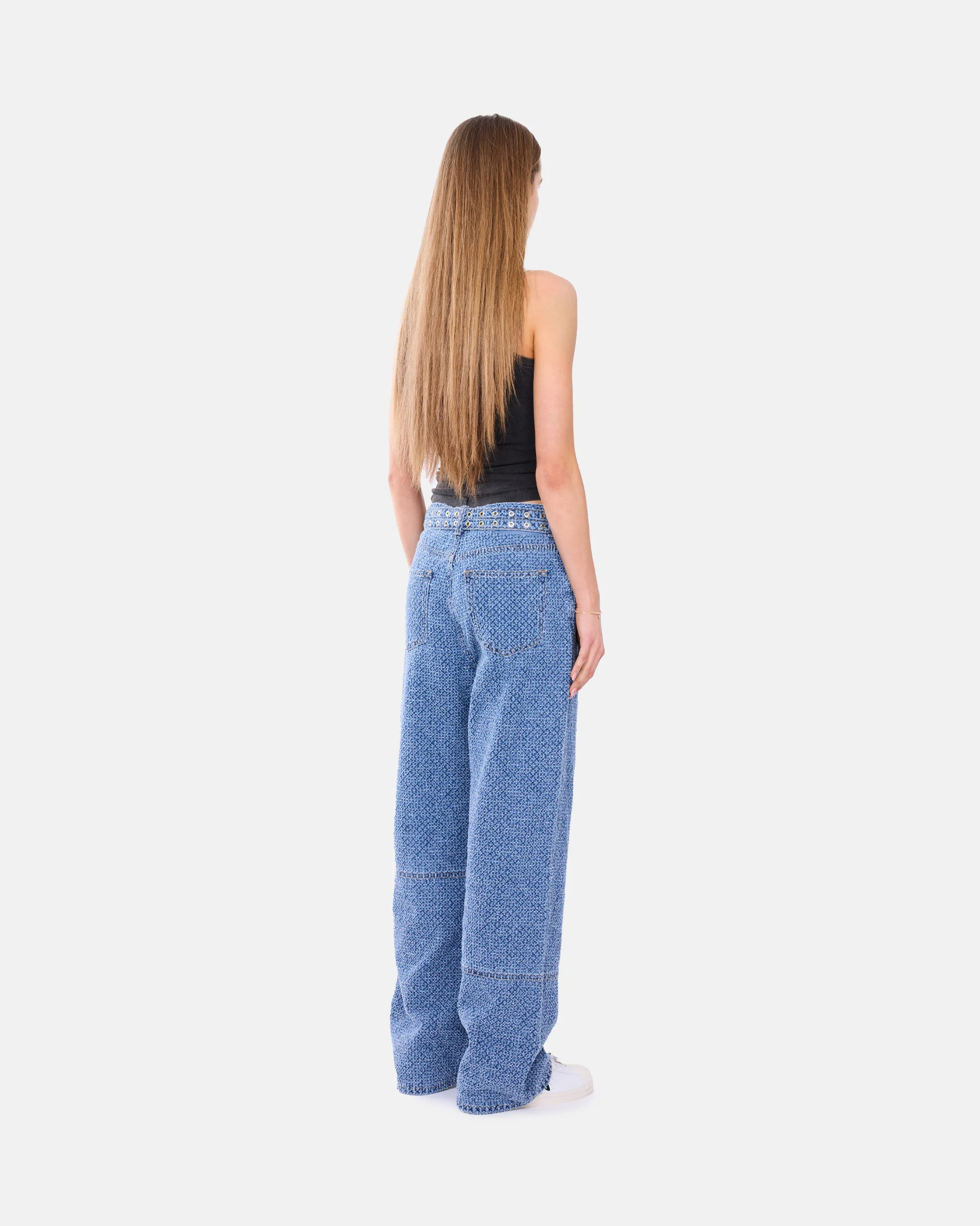 Fluffy Denim Izey Belt - Image 4