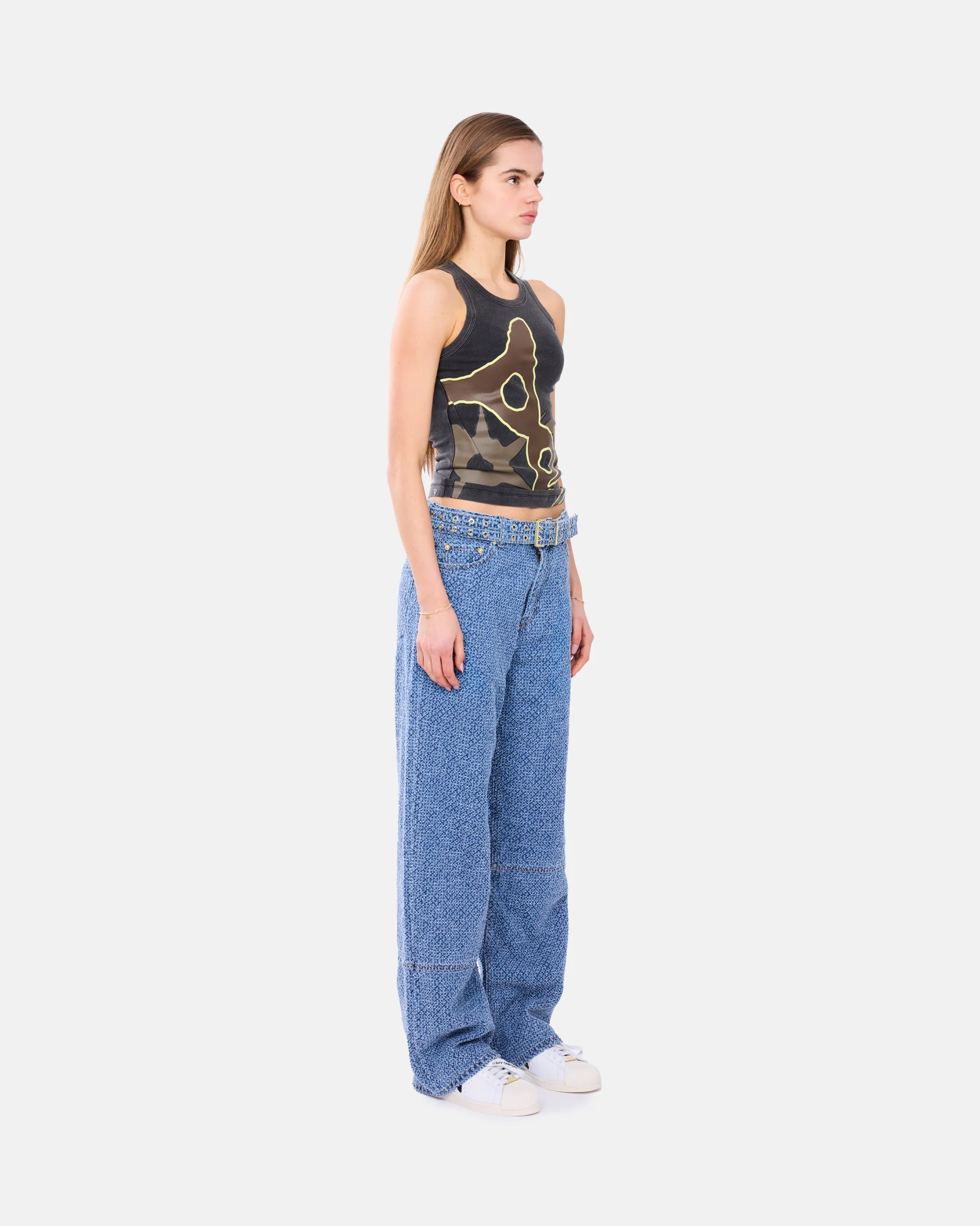 Fluffy Denim Izey Belt - Image 6
