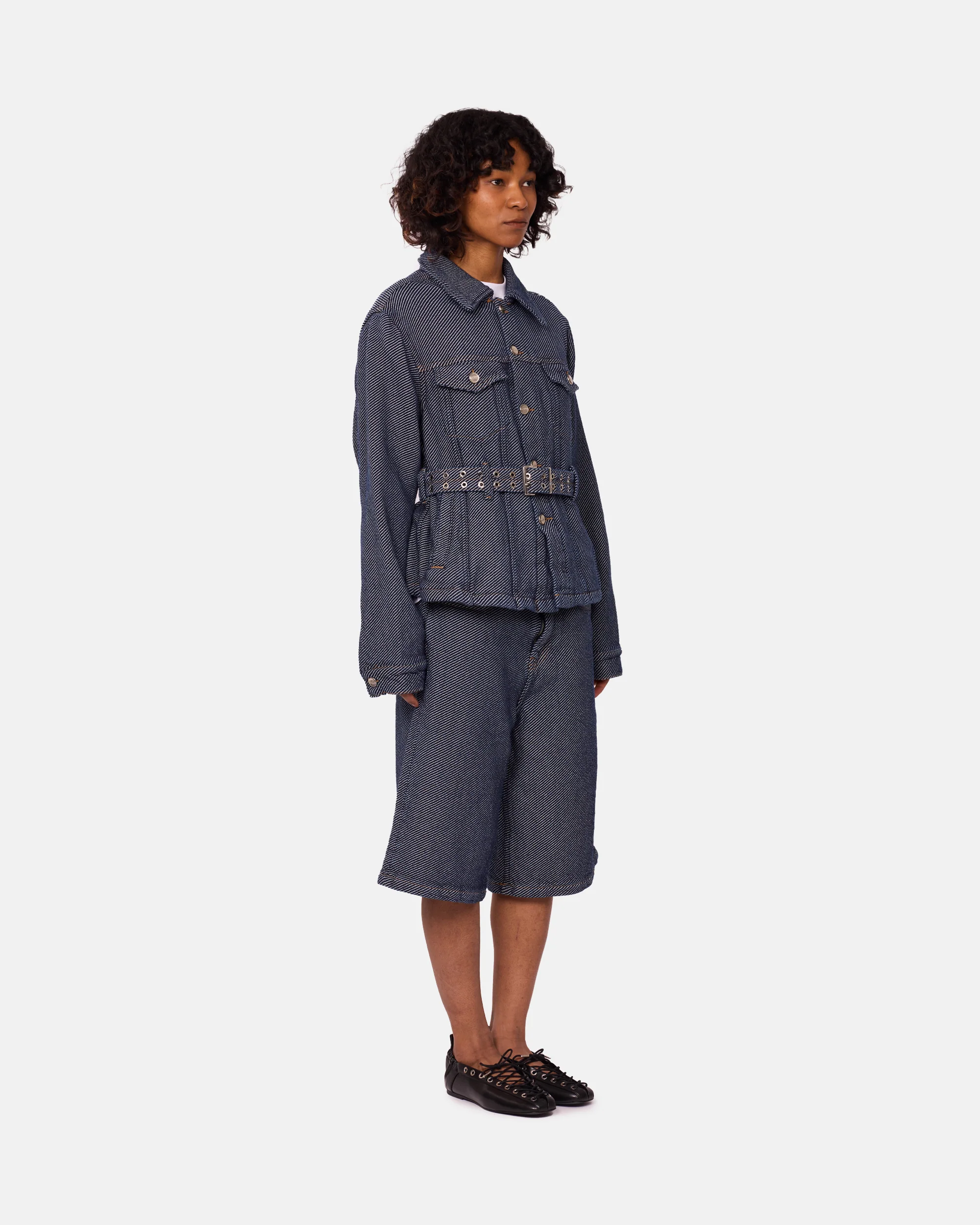 Heavy Twill Denim Short Jacket - Image 5
