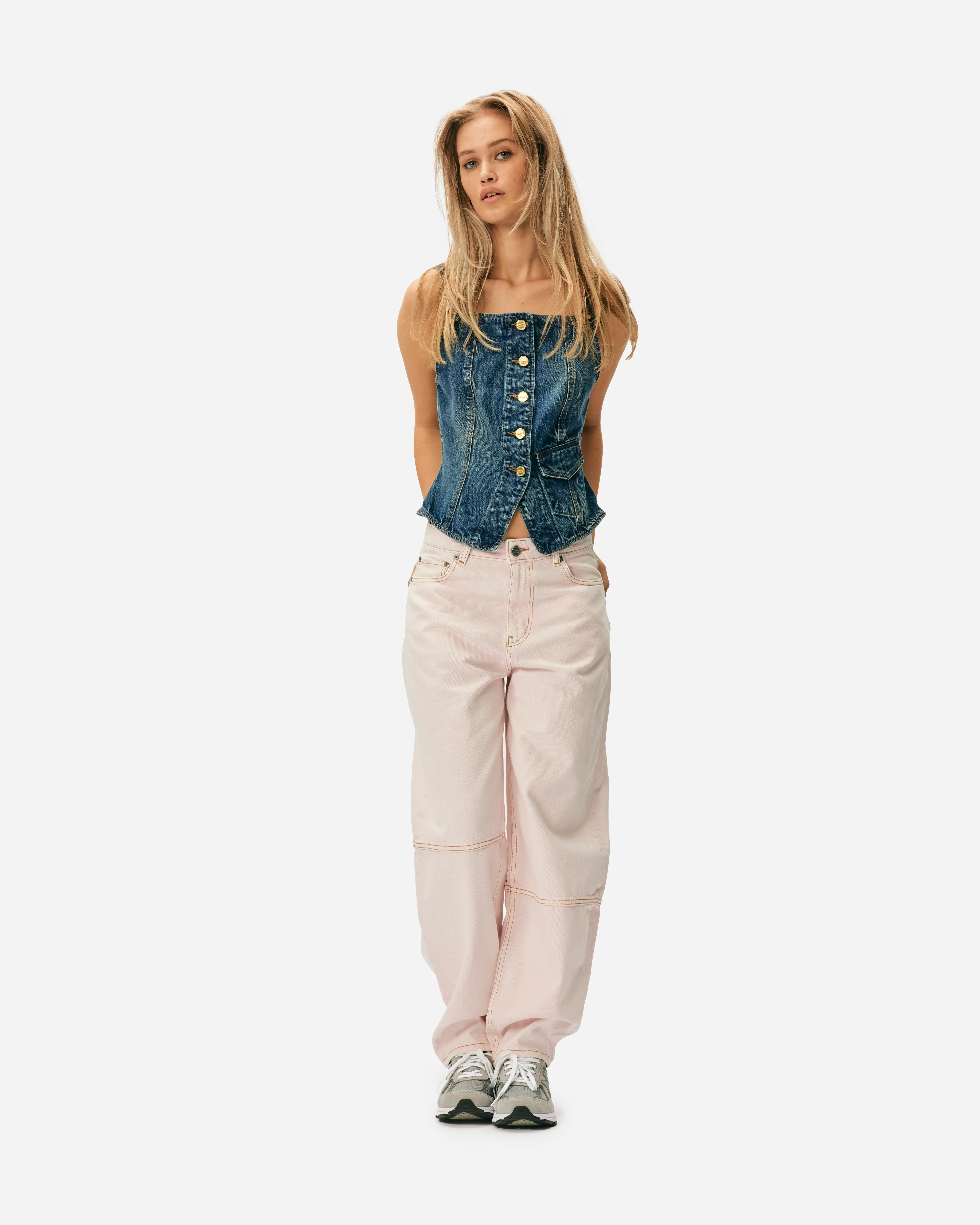 Heavy Washed Denim Top - Image 6