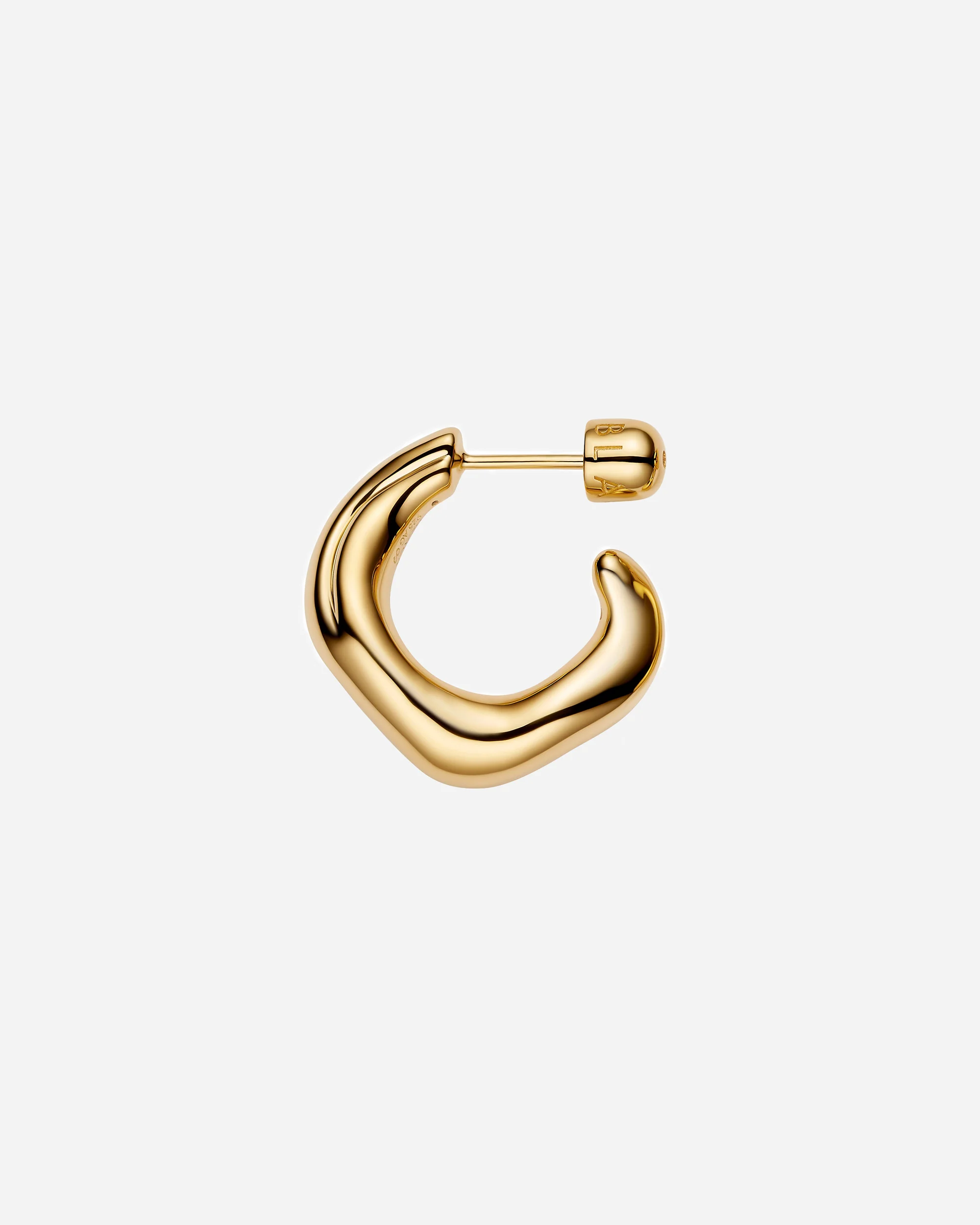 Anil Hoop Large Gold - Left - Image 3
