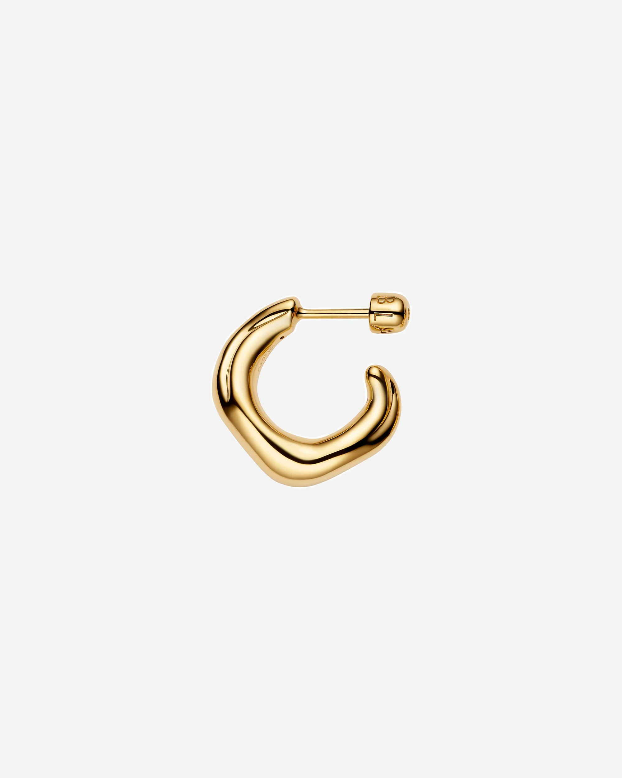 Anil Hoop Small Gold - Left - Image 3