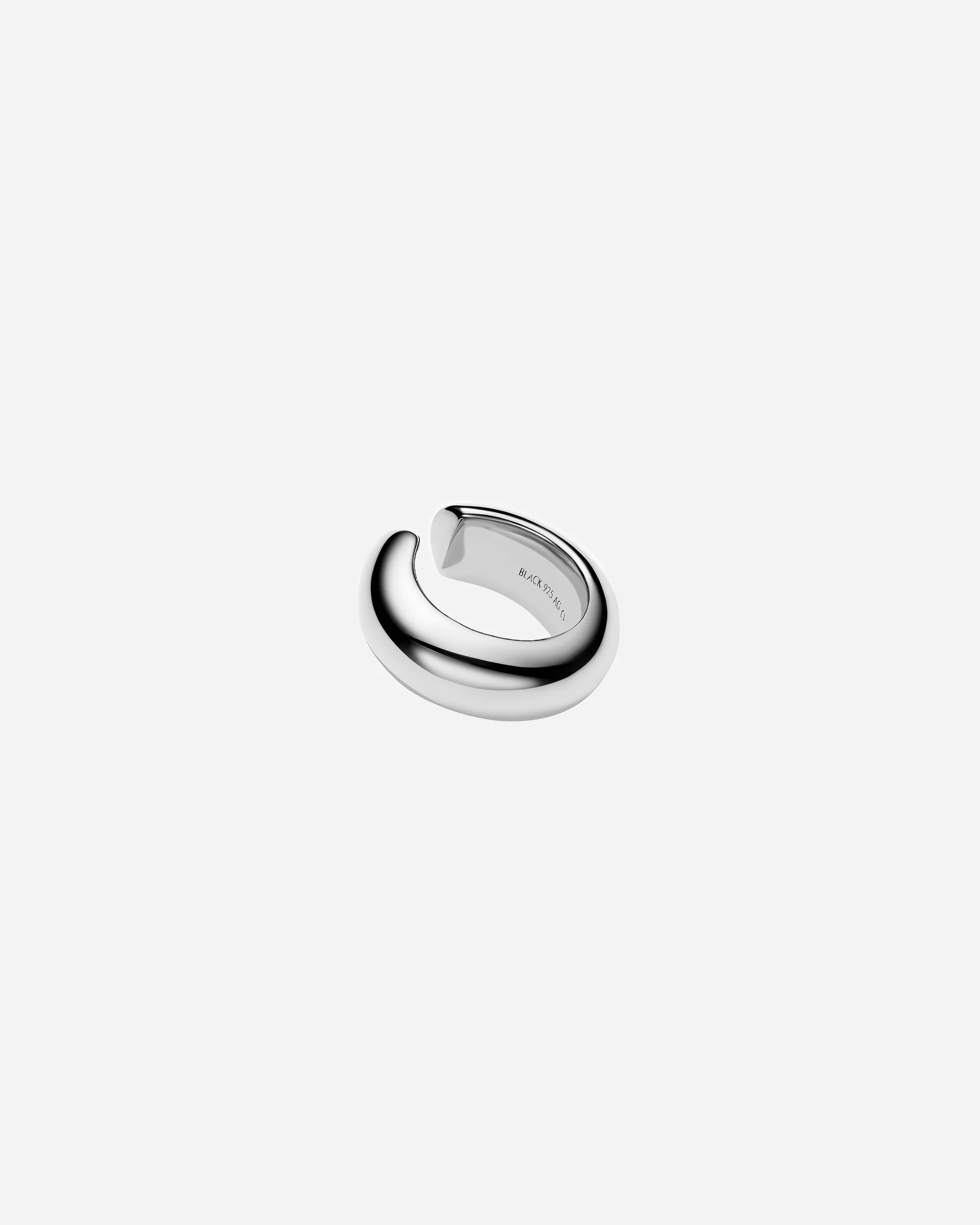 Omotesando Chunk Ear Cuff - Silver