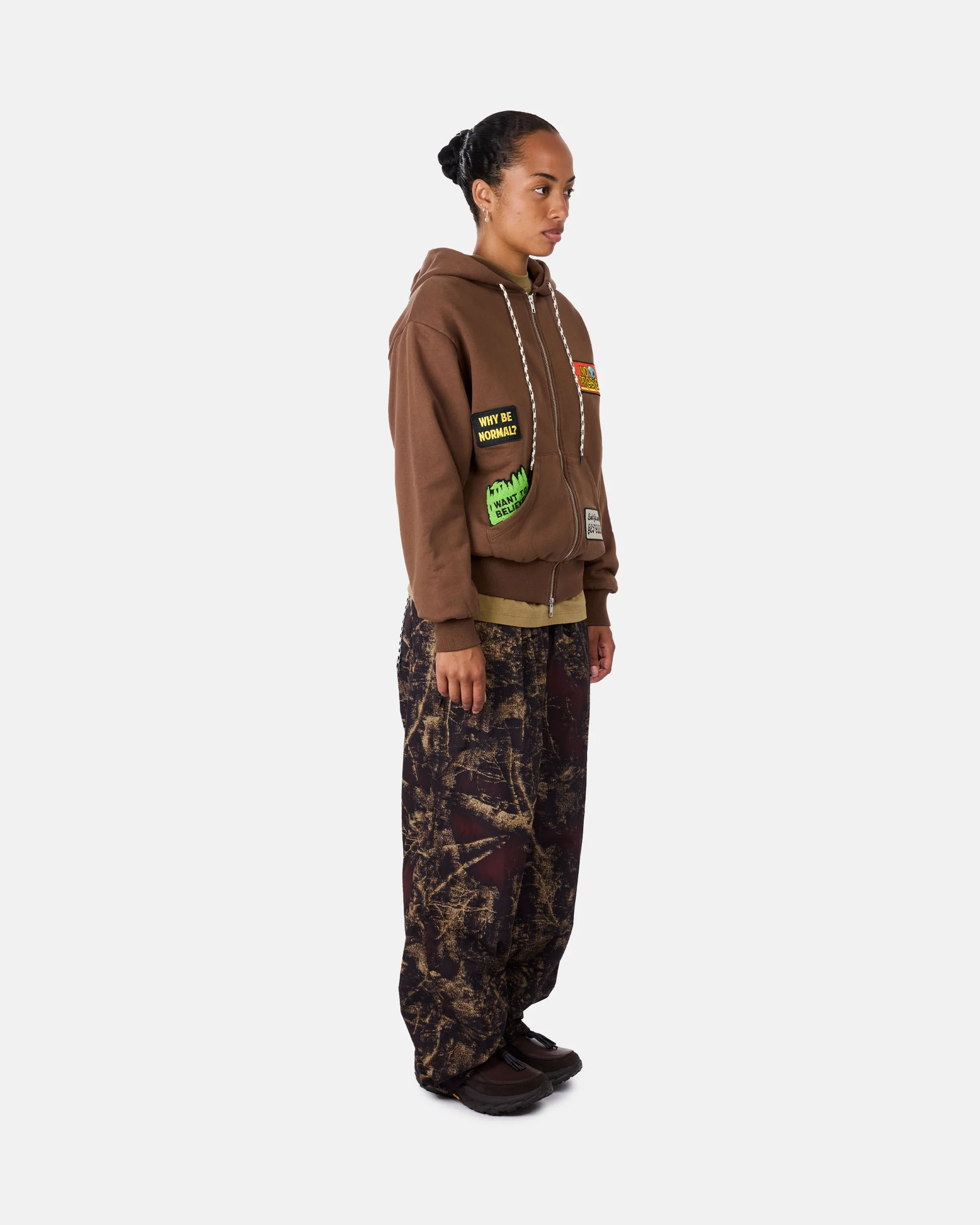 Sticker Zip Thru Hoodie - Image 4