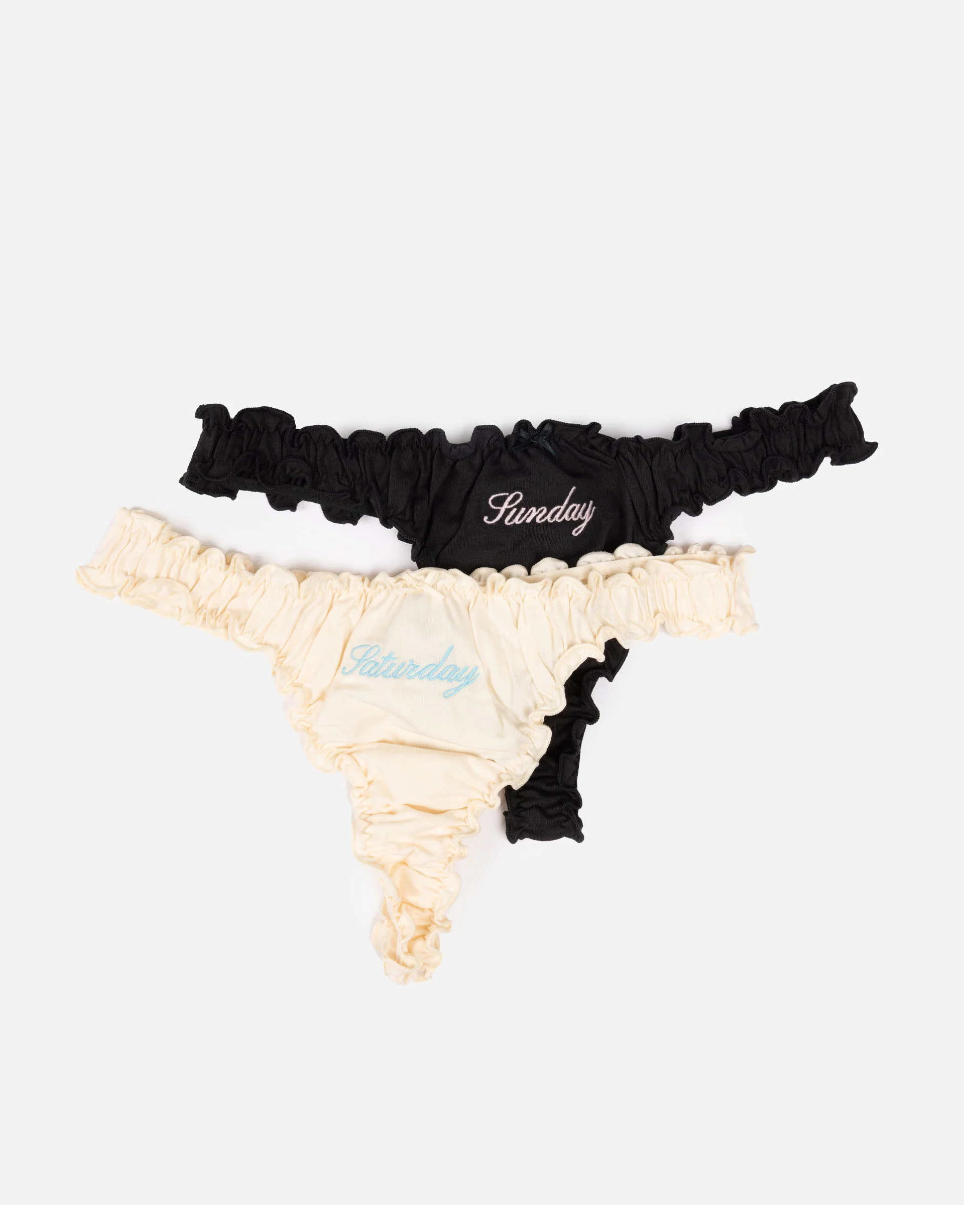 Core Ruffled Thong Week-Pack - Image 2