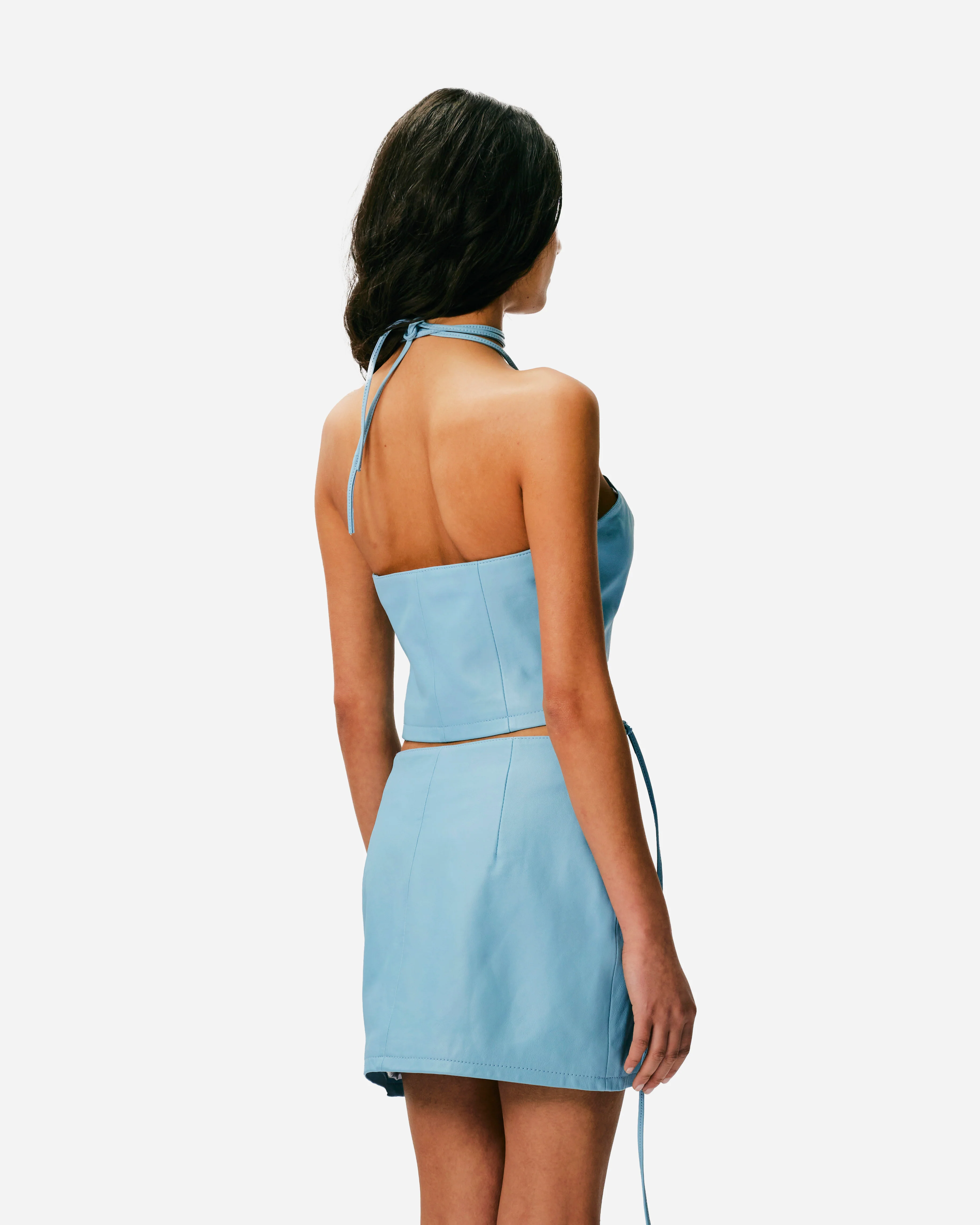 Kicky Leather Top - Image 4