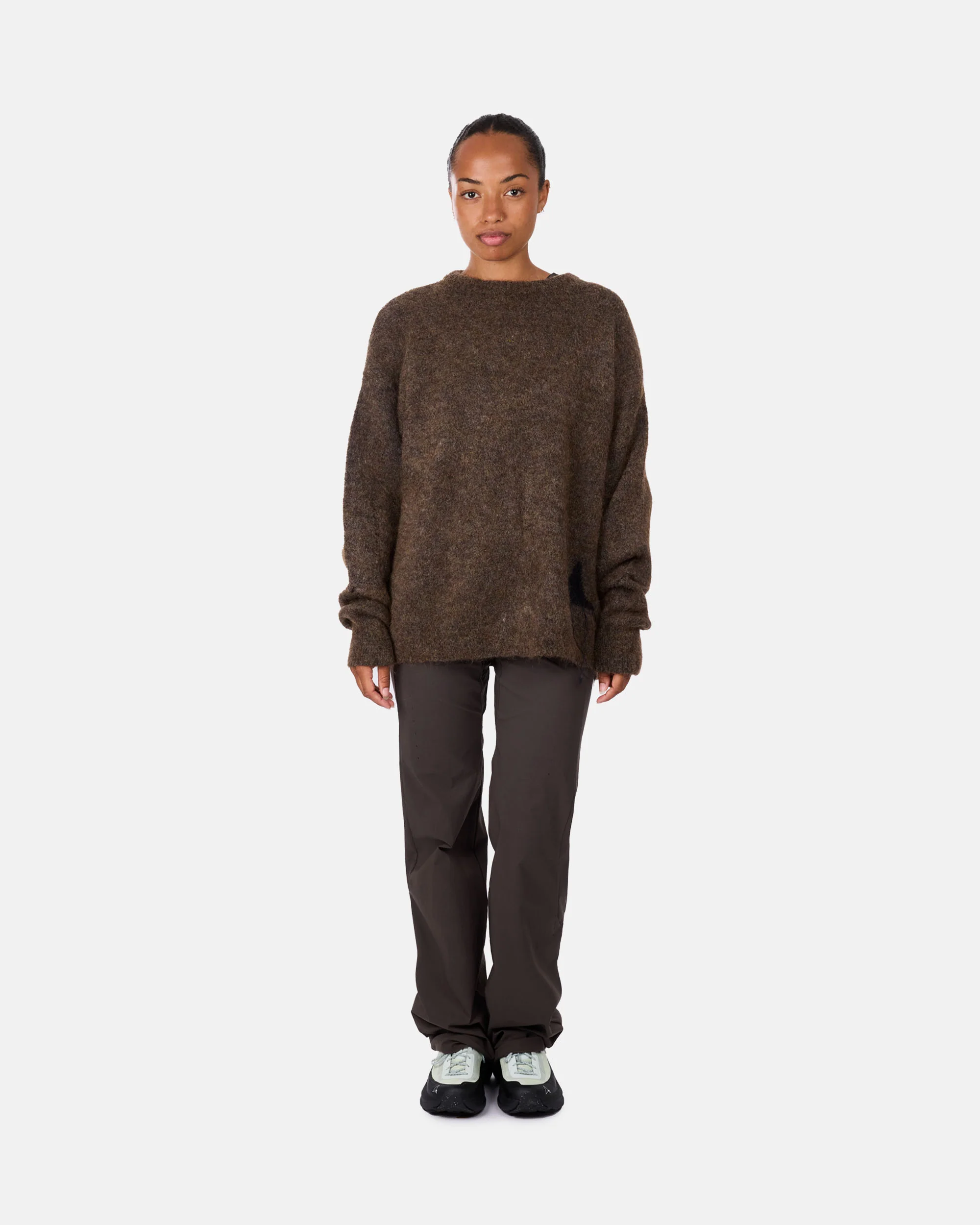 Dropstitch Mohair Knit Crewneck - Image 2