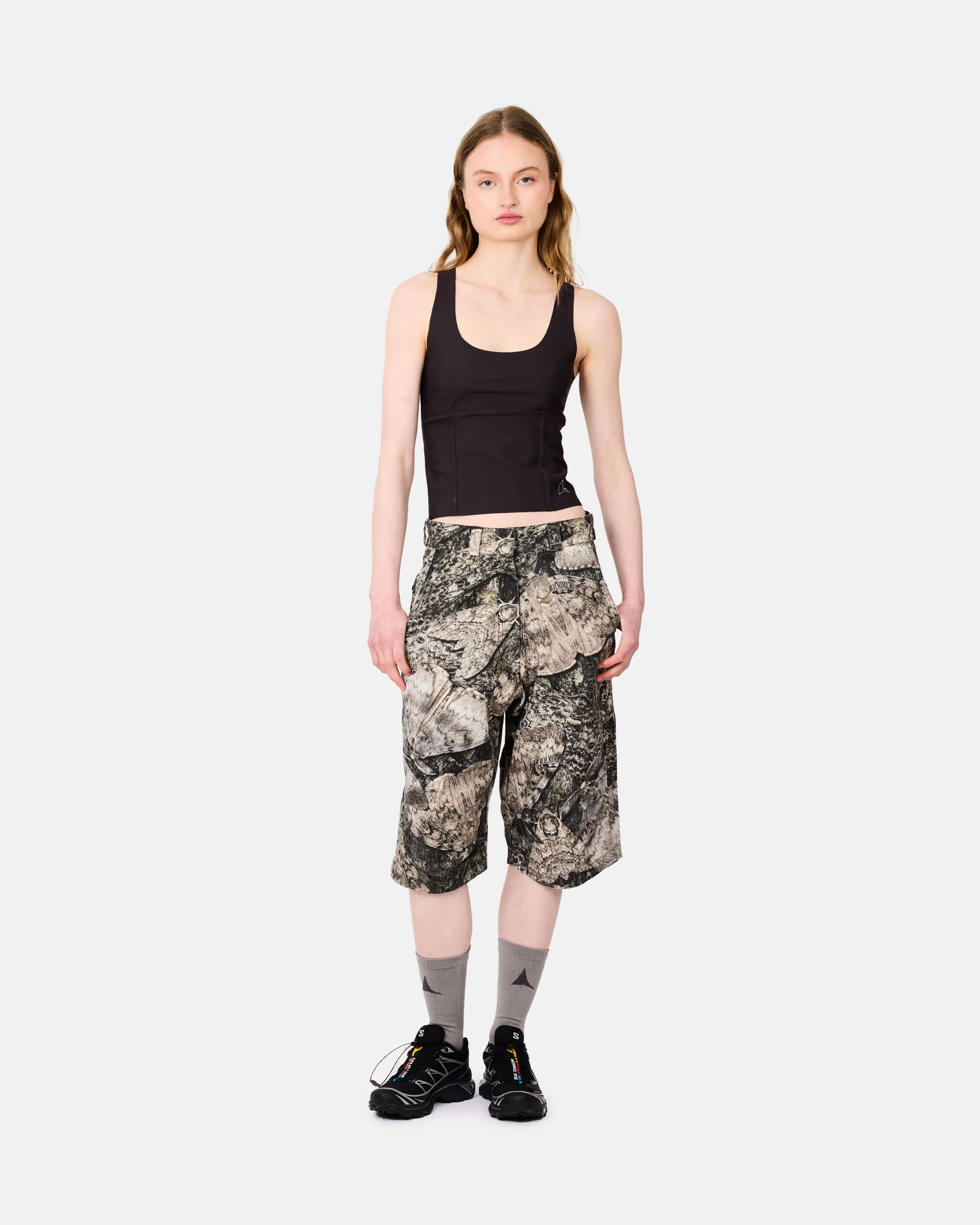 Siera Moth Print 3/4 Pant - Image 2